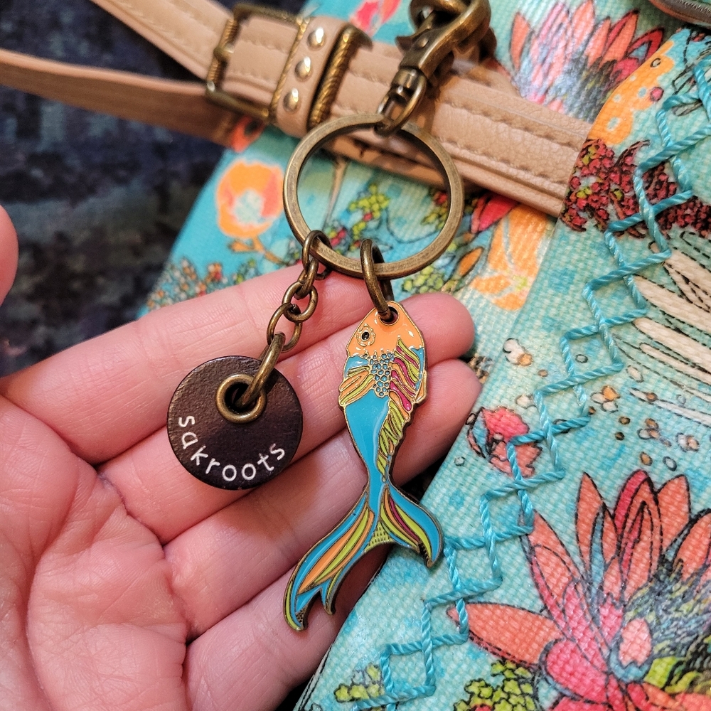 Sakroots purse. Marine life theme. Adorable accents. In great condition. - Picture 4 of 6